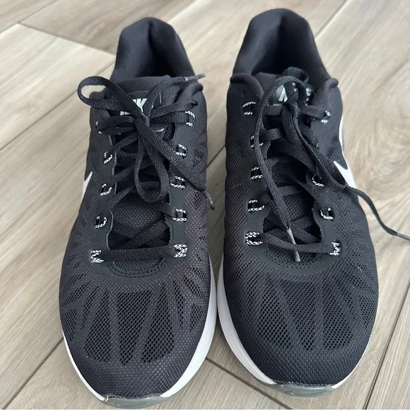 Nike LunarGlide 6 Women’s Running Shoes Black White Size 9 US 654433-001 - Picture 4 of 15